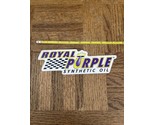 Royal Purple Synthetic Oil Auto Decal Sticker - $49.38