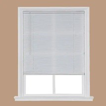 White Light Filtering Cordless Vinyl Mini Blind, Home Basics 43&quot; W x 64&quot; L - $230.75 MXN