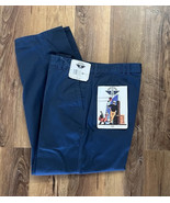 Men’s Vintage NEW Levi’s  Dockers Straight Pants Size  36 X 30 Blue  WPL... - $43.46 CAD