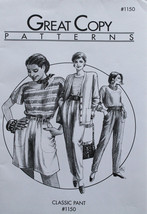 Great Copy 1150 Classic Pant Sewing Pattern (Pattern Only) - £4.67 GBP
