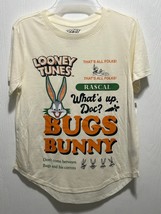 Women&#39;s Looney Tunes Bugs Bunny Ivory T-Shirt Size XL X-Large 15-17 Bran... - £5.39 GBP