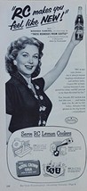 Rhonda Fleming. 50&#39;s Print ad. Color Illustration. Scarce old ad. (RC Cola) O... - £14.07 GBP