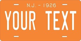 New Jersey 1926 Personalized Tag Vehicle Car Auto License Plate - $16.75