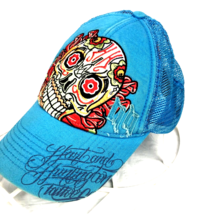 Hart and Huntington Hat Skull Tattoo Snapback Trucker Cap Anoma 2006 Tur... - $14.25