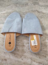 Chatties Size 5/6 Blue Suede Sandals - £14.70 GBP