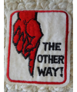 THE OTHER WAY Stitch-on CLOTH PATCH” (#0886) - £11.15 GBP