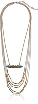 Steve Madden &quot;Color War&quot; Bullet Bead Multi-Row Necklace 28&quot; + 3&#39; Extender  - £39.61 GBP