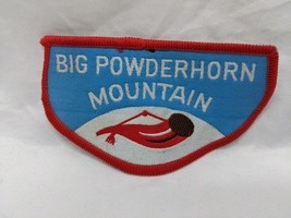 Vintage 1970s Michigan Ski Resort Embroidered Iron On Patch 3 1-2&quot; - $9.90
