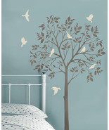 Large Tree and Birds Stencil- DIY Reusable Stencils Better than Decals - £63.67 GBP