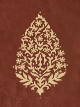 Sari Paisley Wall Stencil - Medium - Craft stencil for walls, fabric, and more! - £13.54 GBP