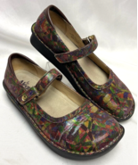 Alegria Paloma Shoes Rainbow Size 42 / US 11 Mary Jane Comfort Flats Mul... - $1,180.79 MXN