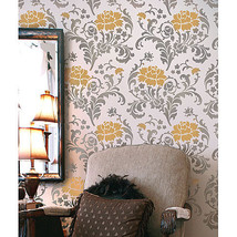 Julia Allover Stencil Pattern - Reusable stencils just like wallpaper - £35.84 GBP