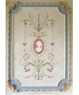 Wall stencil Marie Antoinette Grand Panel LG - Detailed French decor - $119.95