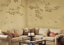 Wall Stencils Sycamore Branches 3pc kit, Reusable stencils not decals - $99.95