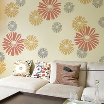 Happy Daisy Flower Wall Stencil - X-Small - Reusable Stencils for Walls - Tre... - £8.66 GBP
