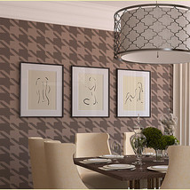 Houndstooth Wall Stencil, Large Reusable stencils for walls and crafts - £30.52 GBP