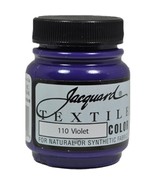 Jacquard Products Jacquard Textile Color Fabric Paint, 2.25-Ounce, Violet - £3.15 GBP