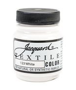 Jacquard Products Jacquard Textile Color Fabric Paint, 2.25-Ounce, White - £3.10 GBP