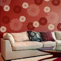 Lovely Bloom Floral Wall Stencil - X-Small - Better Than Wallpaper! - DIY Hom... - £7.86 GBP