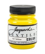 Jacquard Products Jacquard Textile Color Fabric Paint, 2.25-Ounce, Yellow - £3.10 GBP