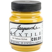 Jacquard Products Jacquard Textile Color Fabric Paint, 2.25-Ounce, Yellow Ochre - £3.10 GBP