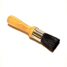 Natural Black Bristle Stencil Brush - 1" - £6.99 GBP
