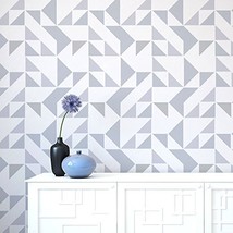 Shapes Allover Wall Pattern Stencil - Small - Reusable Stencils for Wall... - £31.42 GBP