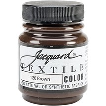 Jacquard Products Jacquard Textile Color Fabric Paint, 2.25-Ounce, Brown - £3.11 GBP