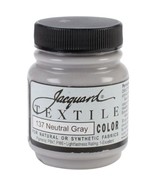 Jacquard Textile Color Fabric Paint 2.25 Ounces-Neutral Gray - £3.18 GBP