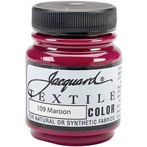 Jacquard Products Jacquard Textile Color Fabric Paint, 2.25-Ounce, Maroon - $3.95