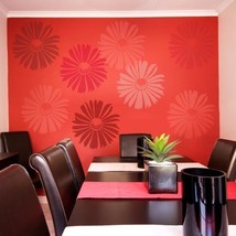 Happy Daisy Flower Wall Stencil - Medium - DIY Home Decor - Trendy Wall Stenc... - £21.31 GBP