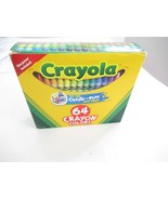 CARYOLA - BOX OF 64 CRAYONS - VARIIOUS COLORS - SHARPENER INCLUDED- NEW ... - $9.01 CAD