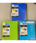 LOT OF 4~Five Star College Ruled Tri-Fold Wireless Notebook 80 Sheets w/... - $21.23 CAD
