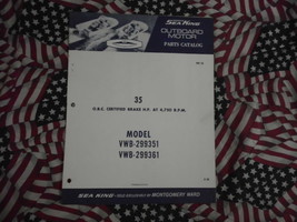 1968 Sea King Wards 35 HP Part Catalog 299351 299361 - $10.99