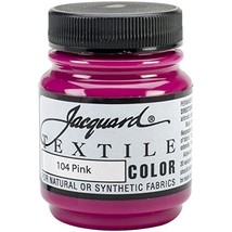 Jacquard Products Jacquard Textile Color Fabric Paint, 2.25-Ounce, Pink - £3.10 GBP