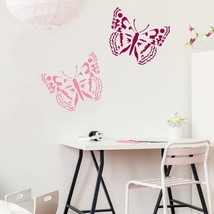 Admiral Butterfly Wall Art Stencil - Size SMALL - Reusable Stencils for DIY W... - £10.23 GBP