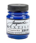 Jacquard Products Jacquard Textile Color Fabric Paint, 2.25-Ounce, Sapph... - £3.10 GBP