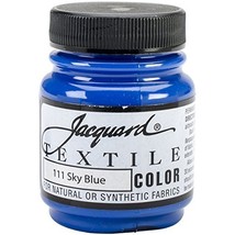 Jacquard Products Textile Color Fabric Paint 2.25-Ounce, Sky Blue - £3.10 GBP