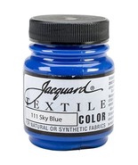 Jacquard Products Textile Color Fabric Paint 2.25-Ounce, Sky Blue - £3.10 GBP