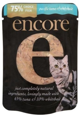 Encore Cat Food Pouch Tuna And Whitebait, 70g, Pack Of 16 - $26.65