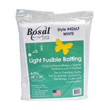 Bosal Single Sided Light Fusible Batting 4.7oz 45in x 36in 426LFB - $24.95