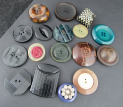 vintage antique button collection BAKELITE 1940&#39;s 1950&#39;s 1960&#39;s - £52.30 GBP