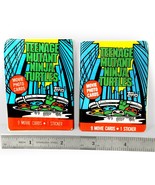 Teenage Mutant Ninja Turtles Topps 1989 Movie Photo Cards (2) Wax Packs - $9.48