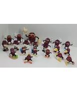 20 VTG California Raisin Toy Figurine Lot Calrab Music Surf Beach 1980&#39;s... - $460.37 MXN