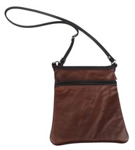 Plain Durango Crossbody Leather Shoulder Bag ~ Adjustable Purse Handmade In Usa - £148.67 GBP