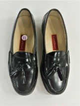 Cole Haan Classic Black Leather Tasseled Loafers Mens Size 7.5 D - £54.47 GBP