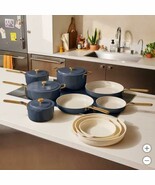 Our Place Cookware Set Blue 14-Piece Essentials Nonstick Ceramic Induction - $5,796.88 MXN