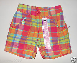 Circo Toddler Girls Plaid Shorts Size-24M or 2T or 3T NWT - £3.91 GBP