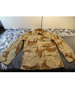 USGI CHOCOLATE CHIP 6 COLOR CAMOUFLAGE DESERT STORM 1990 UNIFORM JACKET ... - $27.71