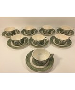 (8) Royal The Old Curiosity Shop Made in USA Cups &amp; Saucers Coffee Tea H... - £31.96 GBP